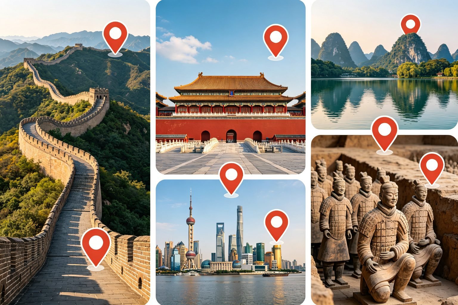 China travel destinations
