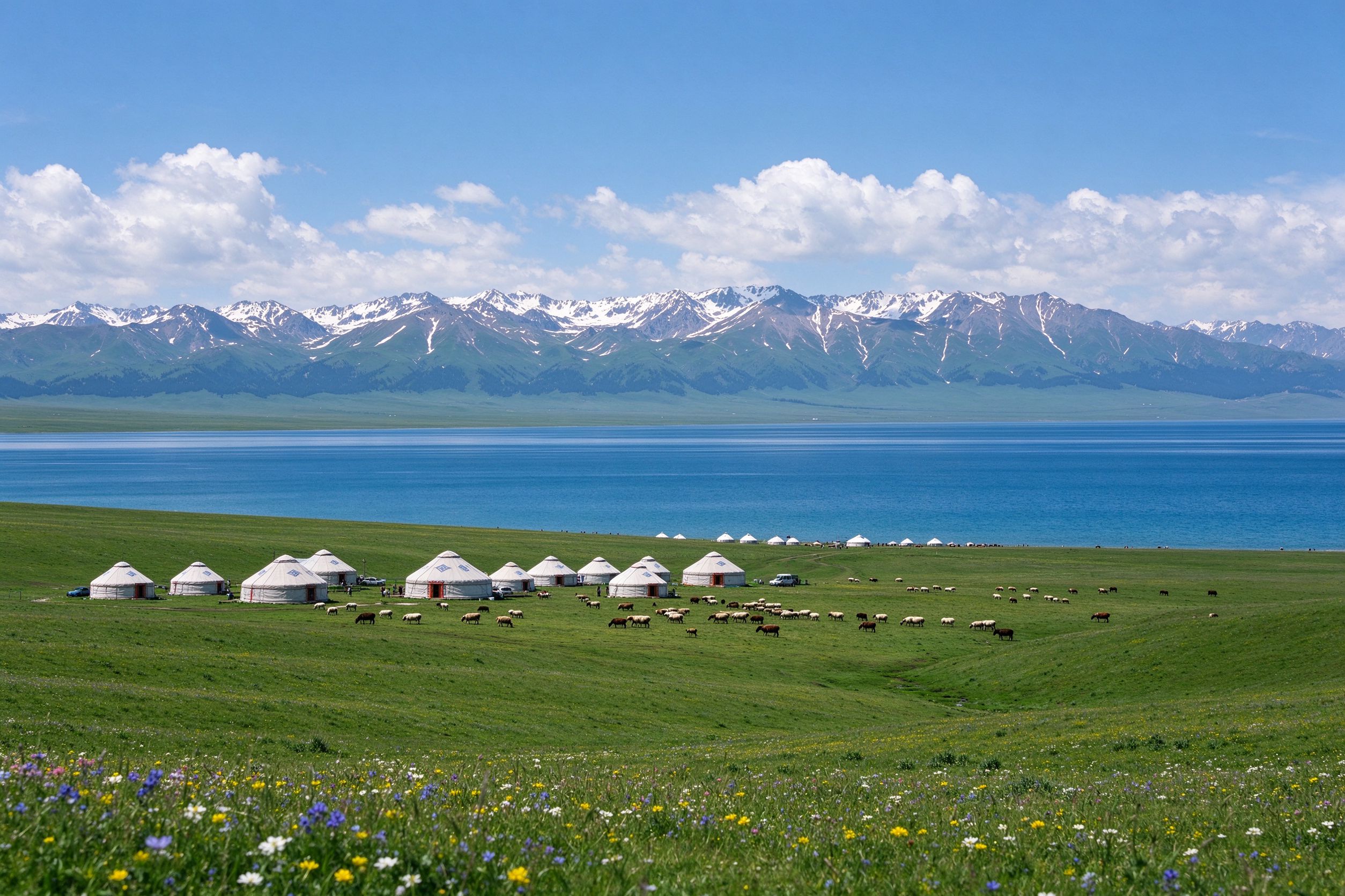 Naraty Grassland and Sayram Lake